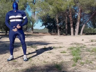 Speed skate suit action