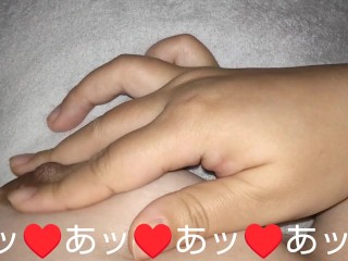 【字幕付き】1週間ぶりのチクニーで久々に乳首アクメ決めりゅッ♥️おほォ～んッ♥️
