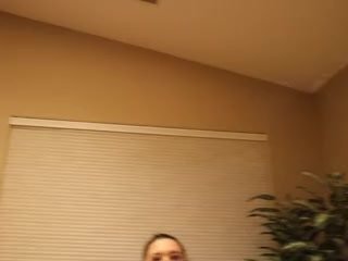 Big titty goth girl rides her dildo in and out of her wet pussy