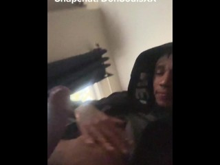 New Snapchat: Bigpimpindonn | Hot Guy Talking Nasty While Jacking His Thick Dick