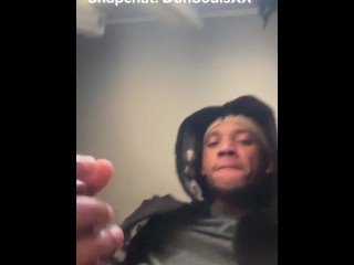 New Snapchat: Bigpimpindonn | Hot Guy Talking Nasty While Jacking His Thick Dick