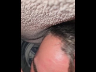 Woke my partner up with my tongue