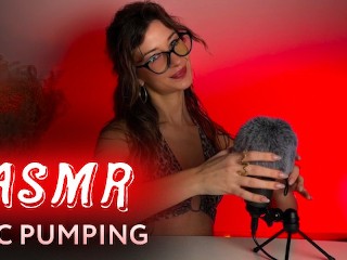 ASMR MIC PUMPING * A passionate brunette Make You Cum * Amy Haze