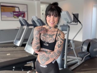 tatted gym crush creams all over my cock - baddiesonlypov, awlivv