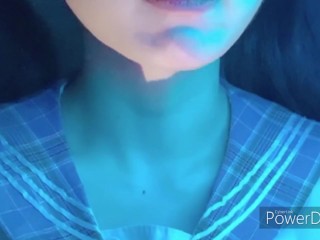 Japanese girl eat potato chips ASMR