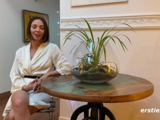 Ersties - All Wet & Soapy, Eve Grabs a Dildo To Bring Herself Pleasure