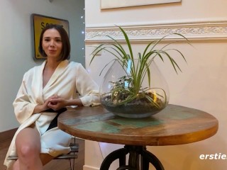 Ersties - All Wet & Soapy, Eve Grabs a Dildo To Bring Herself Pleasure