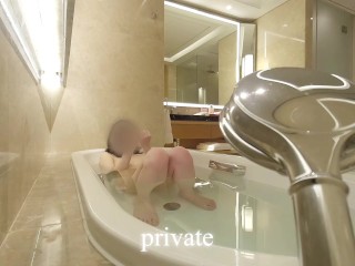 高級ホテルでのバスタイム