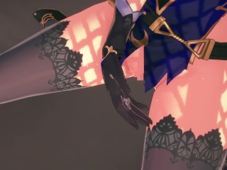 【原神】リサ・ミンツが生配信中や至る所で中出しセックスされる3DCGアニメーション。(りさ Genshin Impact  Lisa Minci  live stream sex.)