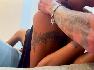 husband's friend filled my asian pussy with cum