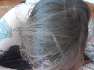 OILING MY CURVY BODY AND THEN SUCKING YOU AND FUCKING YOU