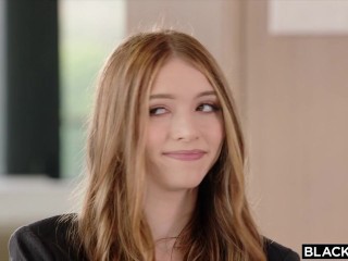 BLACKED Tiny Daddy's Girl Myra Moans Takes Huge BBC In First Blacked Scene