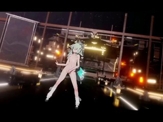 Huohuo Hentai Honkai Star Rail Fox Girl Nude Dance Hit And Run Mmd 3D All Colors Compilation