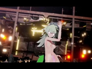 Huohuo Hentai Honkai Star Rail Fox Girl Nude Dance Hit And Run Mmd 3D All Colors Compilation