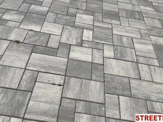 STREETFUCK Kristy Black gets a Creampie from a STALKER