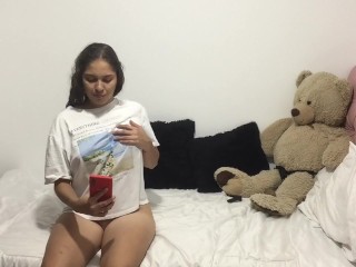 I make a hot video for my lover and send it to him.