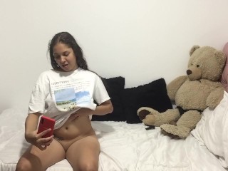 I make a hot video for my lover and send it to him.