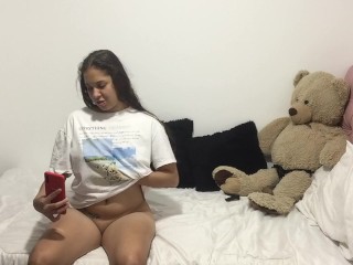 I make a hot video for my lover and send it to him.