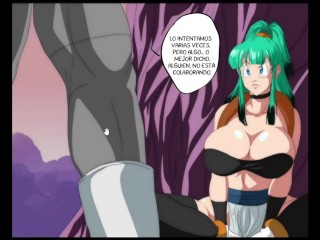 Goku y Vegeta hacen de todo para complacer a Bulchi