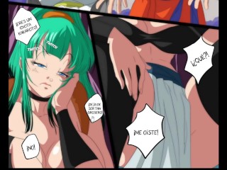 Goku y Vegeta hacen de todo para complacer a Bulchi