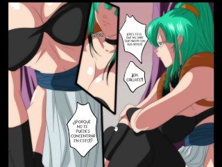 Goku y Vegeta hacen de todo para complacer a Bulchi