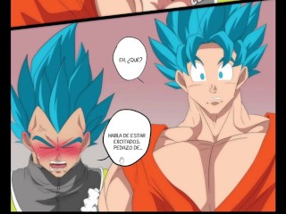 Goku y Vegeta hacen de todo para complacer a Bulchi