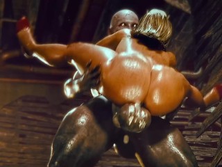 Lisa get her pussy pound by monster dick