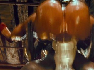 Lisa get her pussy pound by monster dick