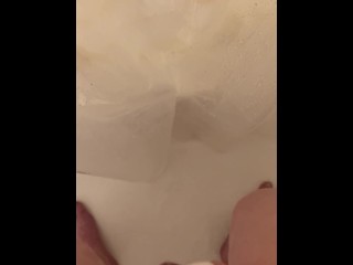 Watch my soapy cock get stroked and cum
