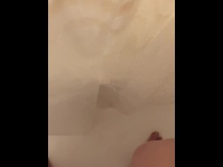 Watch my soapy cock get stroked and cum