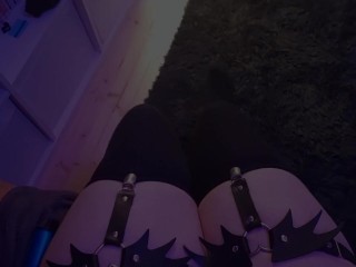 Thick Femboy Jiggles Thighs