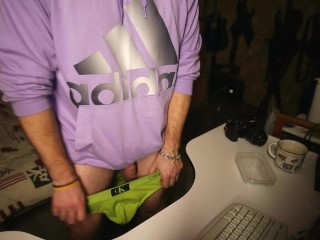 JerkVlog #36: my life speech over hard times and huge cumshot after 5 days of abstinence