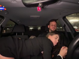 He came in my mouth in the parking lot and stained my underwear with cum. sex with best friend