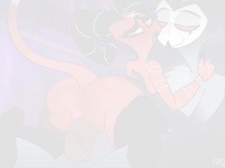 helluva boss stolas x barbie fem blitzo