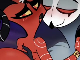 helluva boss stolas x barbie fem blitzo