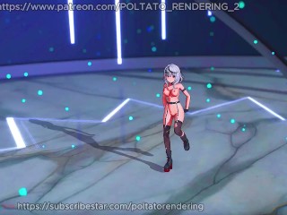 【MMD ホロライブ 4K/60fps】《Sakamata Chloe (沙花叉クロヱ)》~《aespa 에스파 'Whiplash'》