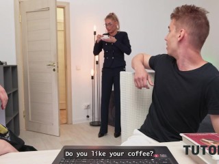 YOUNG RUSSIAN TEACHERS LEARN HOW TO MAKE YOU CUM. TUTOR4K