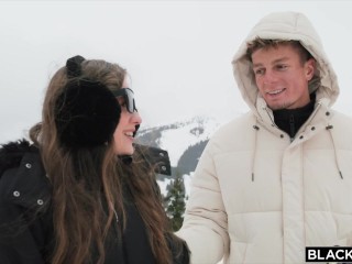 BLACKED Gorgeous Nicole Kitt and BF Jason Luv Share Cute Snowbunny Stacy Cruz