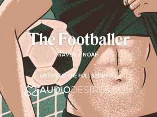 Fucked hard by an athlete in the locker room | Journalist takes arrogant football star | Sexy interv