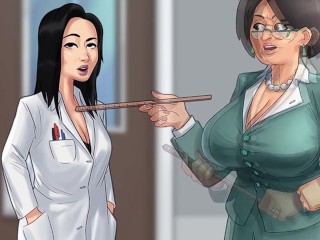 Miss Okita All (Full View) Sex Scenes in Summertime Saga Porn Game Completed Sex Scenes Compilation