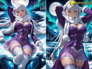 Emilia (Re:Zero) - The gentle princess is corrupted to the limit
