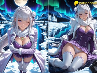 Emilia (Re:Zero) - The gentle princess is corrupted to the limit