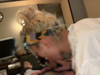 【個人撮影】金髪美女と旅館イチャイチャ