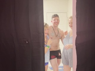 First Time Bisexual Encounter at the Gloryhole - Cliff Media