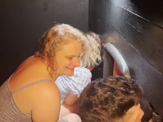 First Time Bisexual Encounter at the Gloryhole - Cliff Media