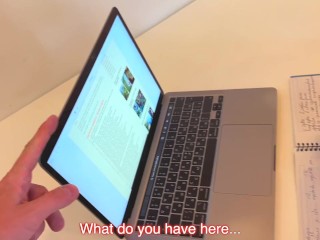 ARE YOU ALREADY MAKING PORN?! Come on over to us, we'll cum in your panties!