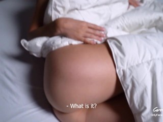 Please don't cum inside, My husband might be home! Cheating Step Mom Creampied by Step Son