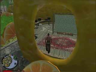 Mushroomia blowjob in a pumpkin house