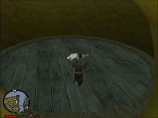 Mushroomia blowjob in a pumpkin house