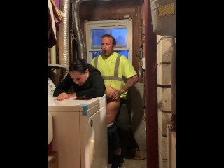 Banging a cheating fat ass in the basement